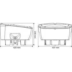 Abreuvoir POLYSPRING II à niveau constant chauffant