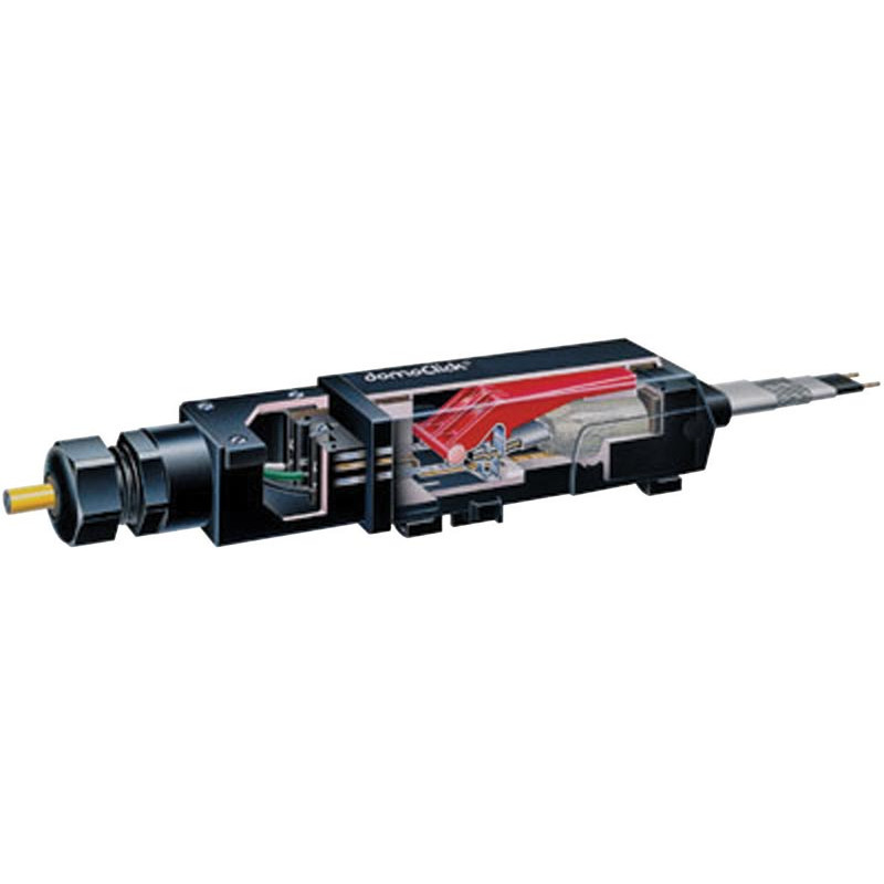 Connecteur d'alimentation DOMOCLICK® pour ruban chauffant Connecteur d'alimentation DOMOCLICK® pour ruban chauffant