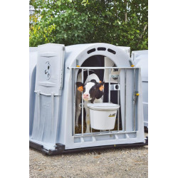 Porte avant avec porte-seau pour niche XL et XXL Porte avant avec porte-seau pour niche XL et XXL