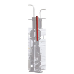 Tubes stabilisateurs fin de ligne pour cases à veaux Hygiène PRO Tubes stabilisateurs fin de ligne pour cases à veaux Hygiène PRO