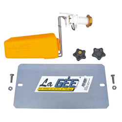 Robinet flotteur avec plaque de protection pour SUPERBAC rebord intérieur