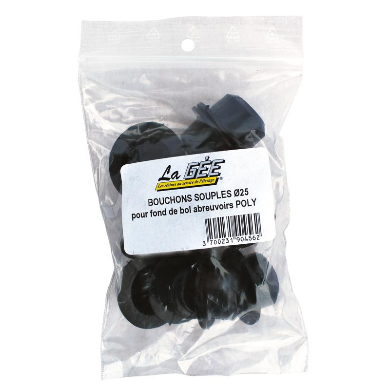 Bouchons pour fond de bol d'abreuvoir Polyspring/Polypump/PE10/PE11 Bouchons pour fond de bol d'abreuvoir Polyspring/Polypump/PE10/PE11