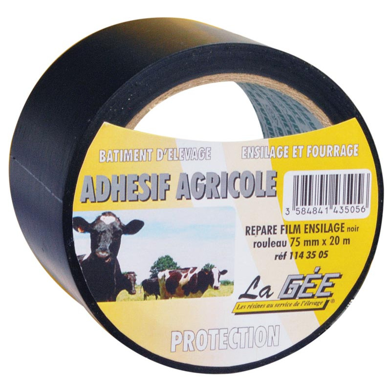 Adhésif agricole de réparation noir