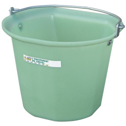 Seau à bord plat rotomoulé
