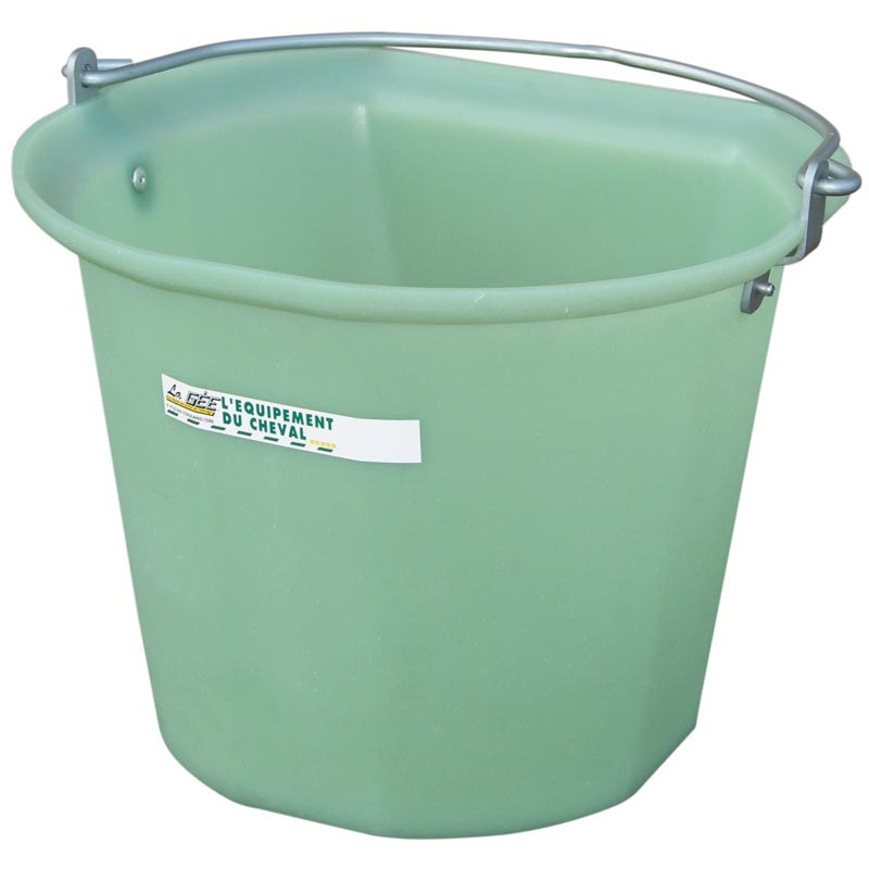 Seau à bord plat rotomoulé