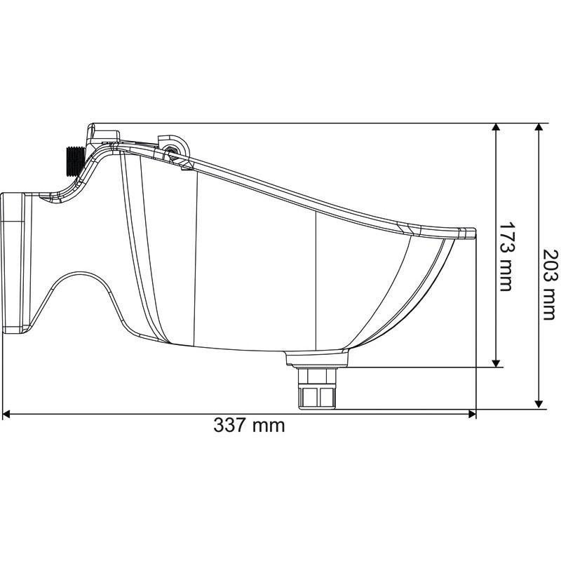 Abreuvoir PF2 PLUS POLYSELF avec anti-lapage
