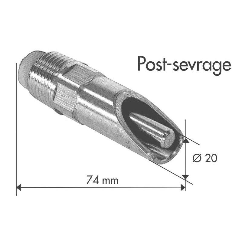Tétine d'abreuvement pour cochon "Spécial Post-sevrage"