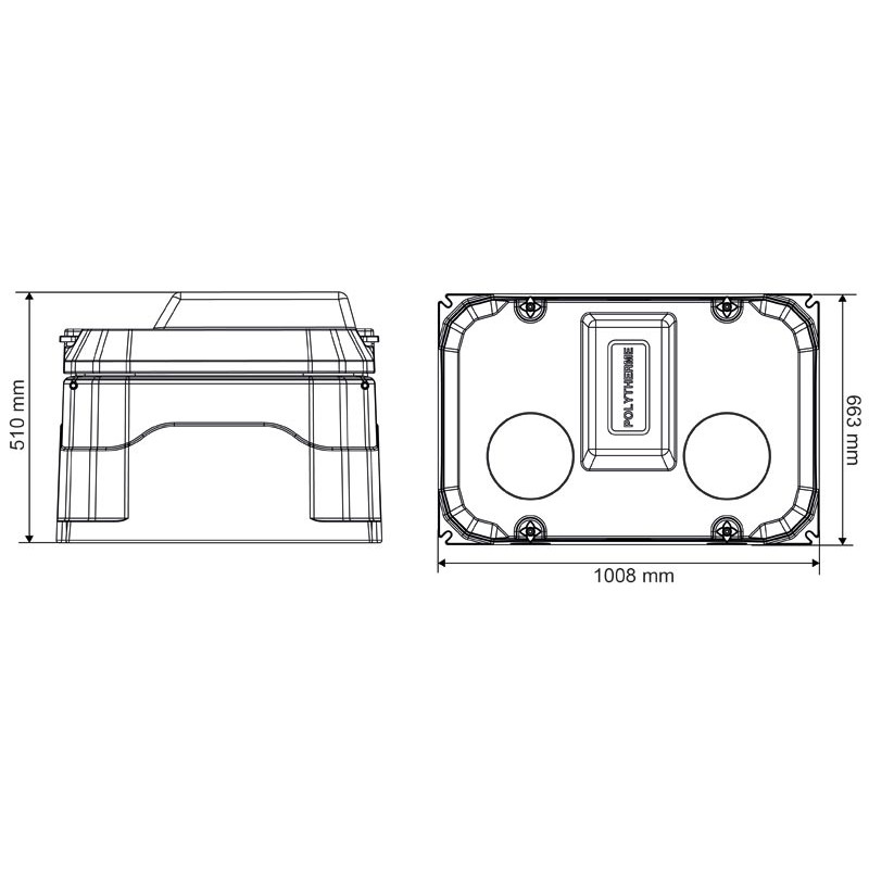 Abreuvoir POLYTHERME 2 coupelles