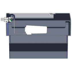 Abreuvoir Polybac 72 M double avec rebord intérieur et support de fixation Abreuvoir Polybac 72 M double avec rebord intérieur et support de fixation