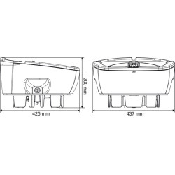 Abreuvoir POLYSPRING II à poussoir chauffant 