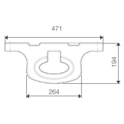Réhausse POLYRAISE pour buse murale THERMO M Réhausse POLYRAISE pour buse murale THERMO M