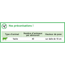 Abreuvoir POLYMASTER PM 2.40 chauffant Abreuvoir POLYMASTER PM 2.40 chauffant