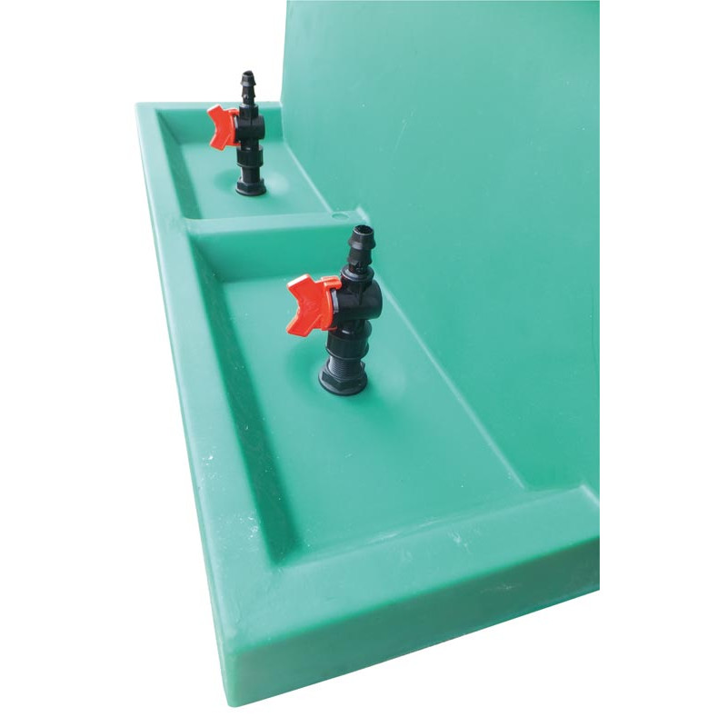 Support bidons pour salle de traite