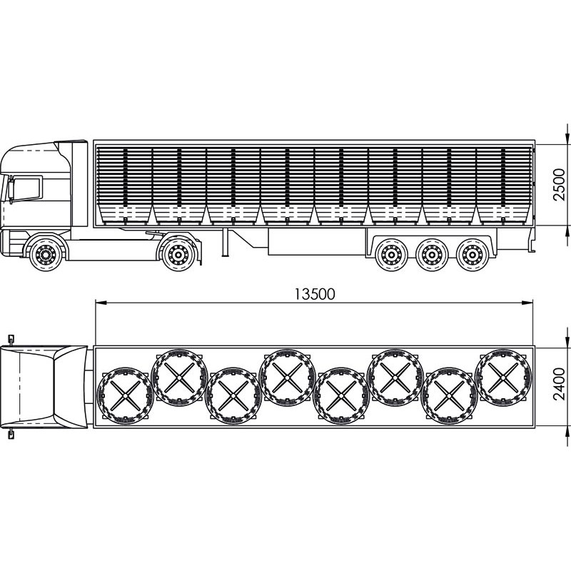Eco bac de pâturage 1000 L