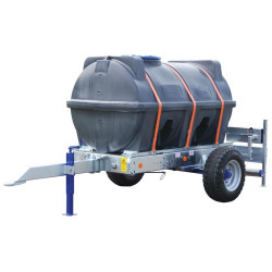 Citerne à eau 2000 litres roulante pour tracteur  Citerne à eau 2000 litres roulante pour tracteur