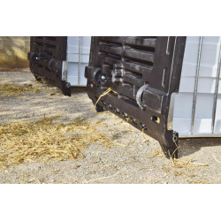 Caillebotis roulant pour niche XXL