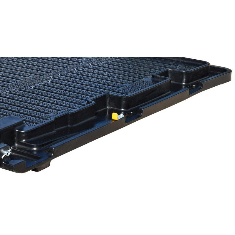 Caillebotis roulant pour niche XXL