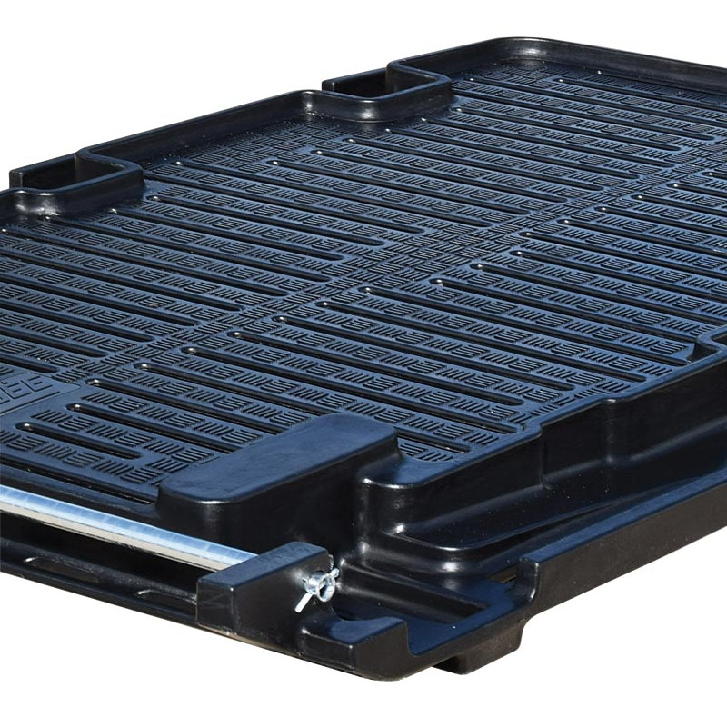 Caillebotis roulant pour niche XXL