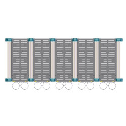 Cloison pour case à veaux Hygiène PRO montée en ligne
