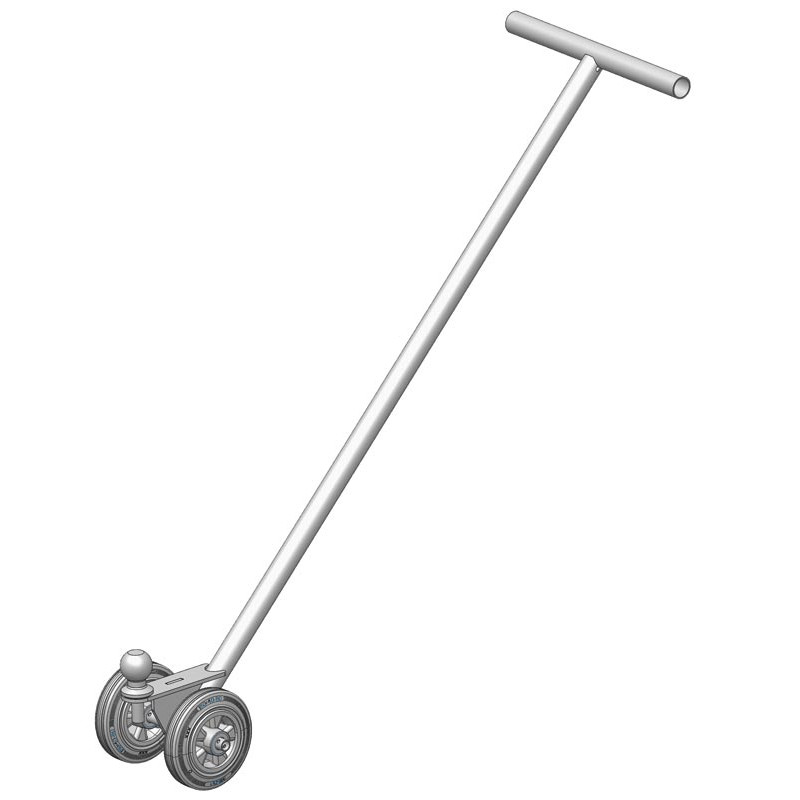 Chariot pivot 2 roues pour déplacement des boxes à veau roulant HYGIENE PRO et STANDARD