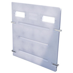 Fond arrière PEHD pour case à veau HYGIENE PRO