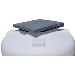 Couvercle galva pour silo à aliments petite contenance Couvercle galva pour silo à aliments petite contenance