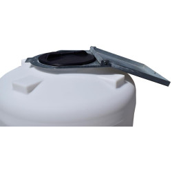 Couvercle galva pour silo à aliments petite contenance Couvercle galva pour silo à aliments petite contenance