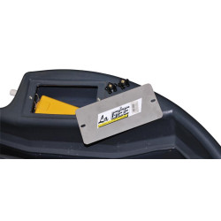 Robinet flotteur avec plaque de protection pour SUPERBAC rebord intérieur