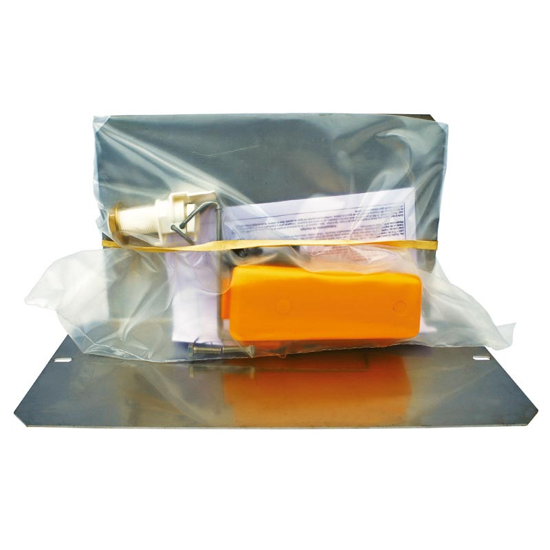 Robinet flotteur avec plaque de protection pour SUPERBAC rond rebord à cordon Robinet flotteur avec plaque de protection pour SUPERBAC rond rebord à cordon