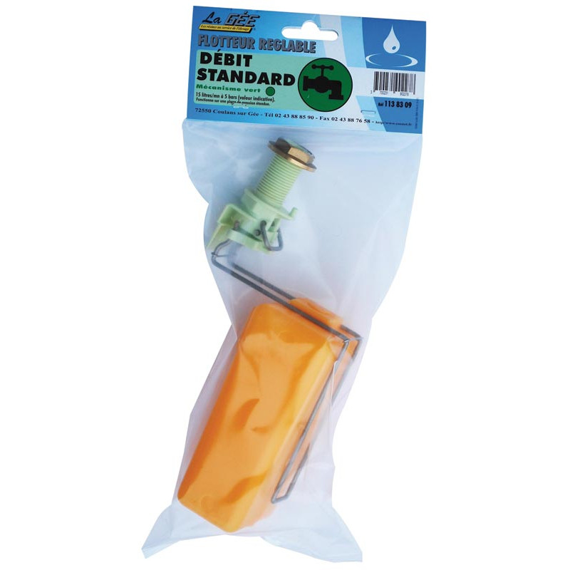 Robinet flotteur pression du réseau réglable 15l/min 