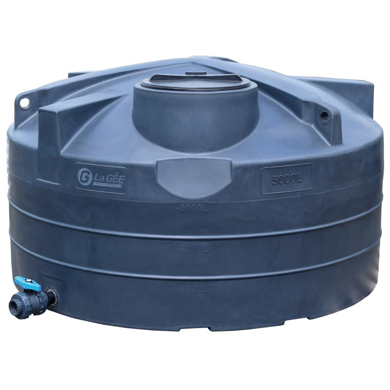 Cuve de stockage aérienne verticale 5000 l. ø 2,39 m