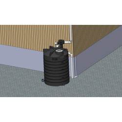 "MAXI Filtre La Gée" pour récupération eau de gouttière pour cuve à eau de stockage