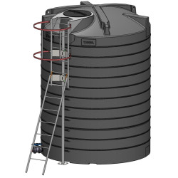 Echelle à crinoline galvanisée