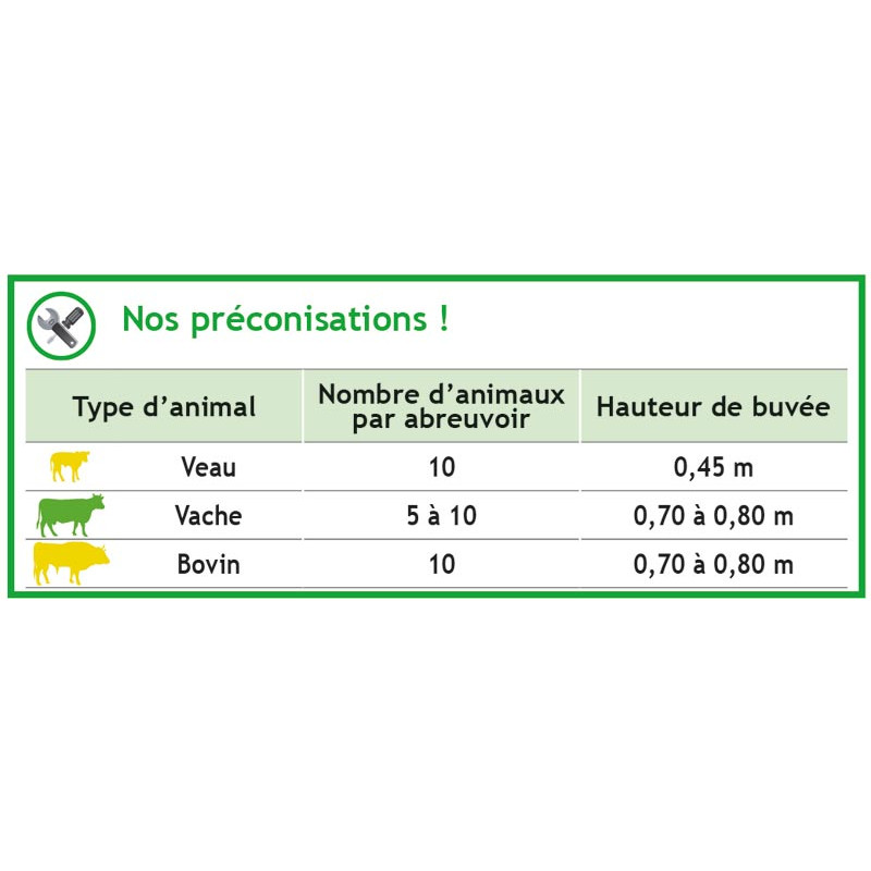 Abreuvoir PE 11 Abreuvoir PE 11