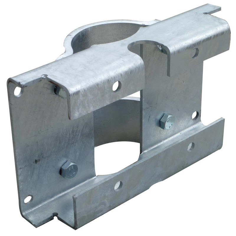 Platine avec 1/2 bride de fixation abreuvoir Autodrink sur poteau