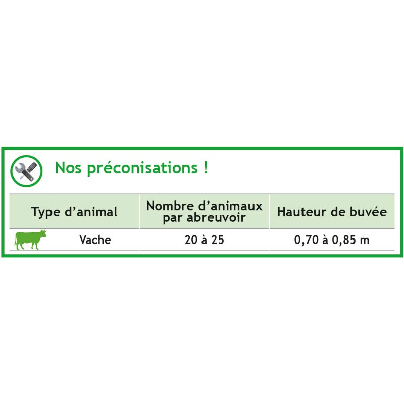 Abreuvoir POLYNOX S 155 basculant non chauffant