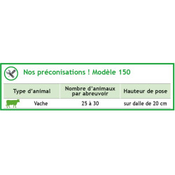 Abreuvoir POLYHERD 150 chauffant