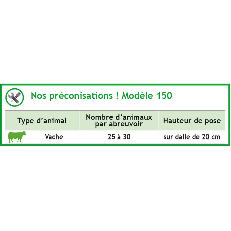 Abreuvoir POLYHERD 150 chauffant