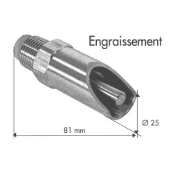 Tétine d'abreuvement pour cochon "Spécial Engraissement"