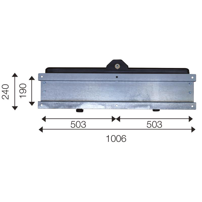 Abreuvoir Polybac 72 M simple avec rebord intérieur Abreuvoir Polybac 72 M simple avec rebord intérieur