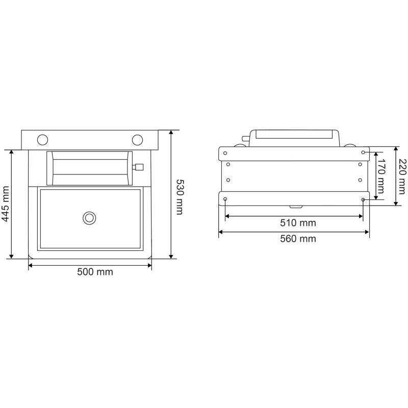 Abreuvoir Polybac 25 M simple avec rebord intérieur et support de fixation