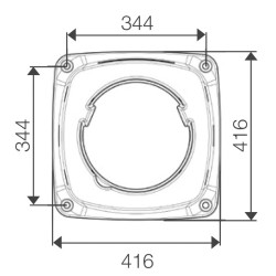 Buse à fixer au sol THERMO S 600