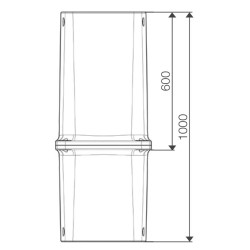 Buse à fixer au sol THERMO S 600