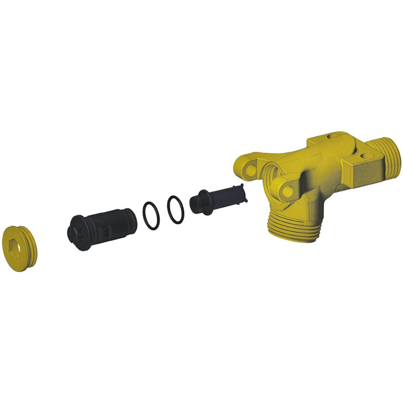 Vanne pilote horizontale