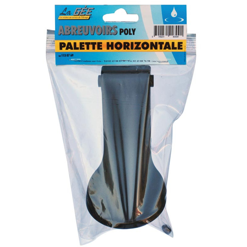 Palette horizontale pour abreuvoirs avec vanne Pilote
