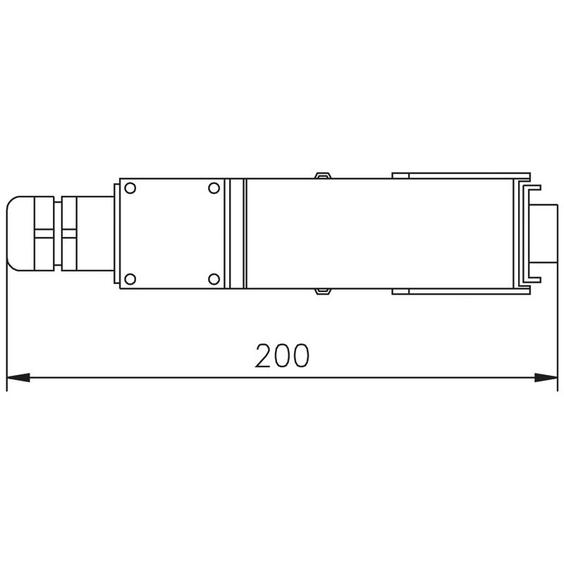 Connecteur d'alimentation DOMOCLICK® pour ruban chauffant