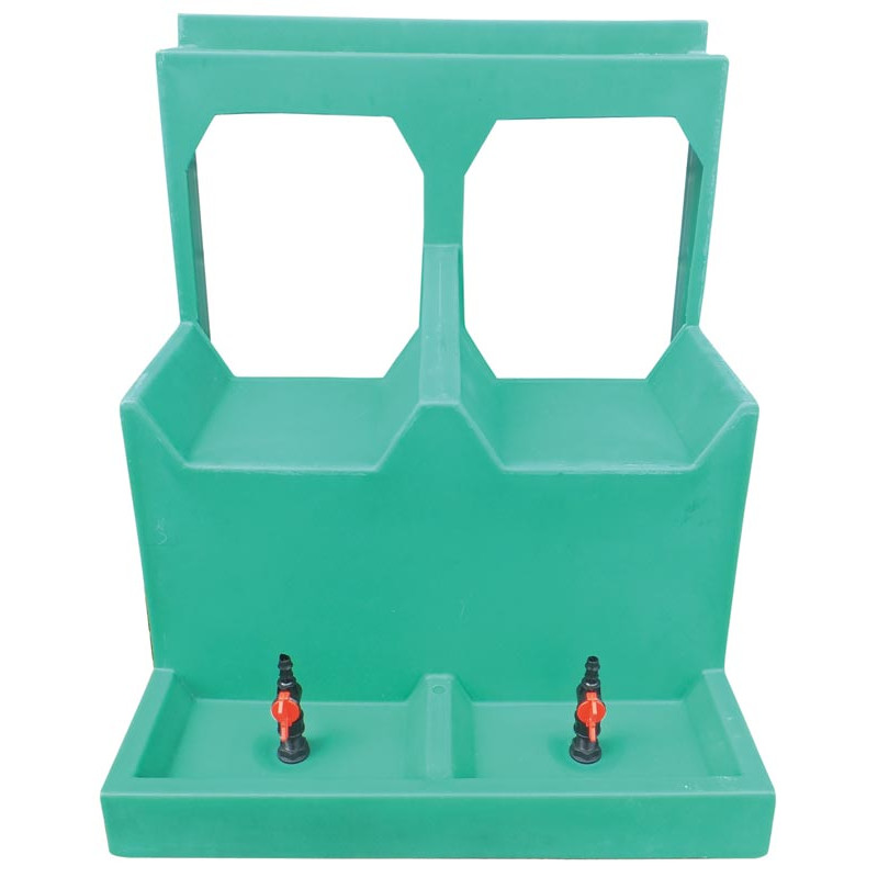 Support bidons pour salle de traite