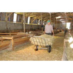 Brouette à métallique 2 roues