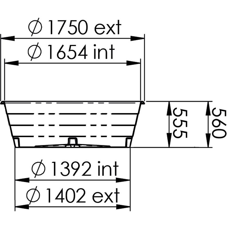 Eco bac de pâturage 1000 L