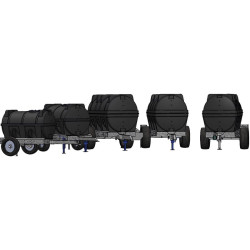 Citerne à eau 2000 litres roulante pour tracteur Citerne à eau 2000 litres roulante pour tracteur